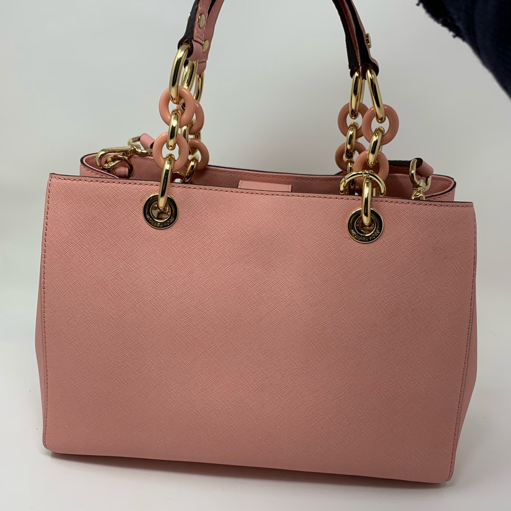 Michael Kors Cynthia MD Satchel Pale Pink